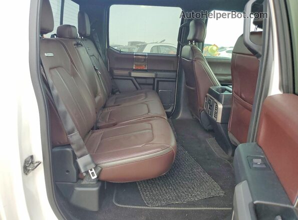1FTEW1CF3GFA36976 2016 FORD F150 White Вид задніх сидінь