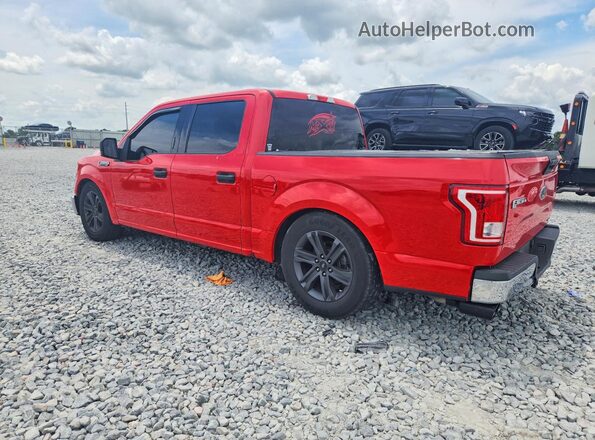 1FTEW1CF3GFC59938 2016 FORD F150 Red Trasero izquierdo