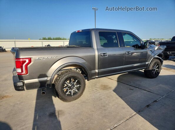 1FTEW1CF3GKD09292 2016 FORD F150 Silver Trasero derecho