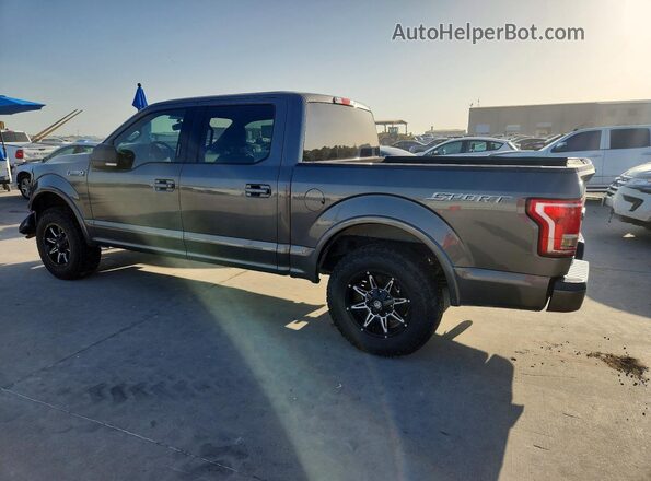 1FTEW1CF3GKD09292 2016 FORD F150 Silver Trasero izquierdo