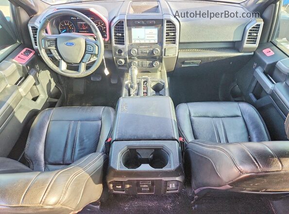 1FTEW1CF3GKD09292 2016 FORD F150 Silver Vista del salpicadero