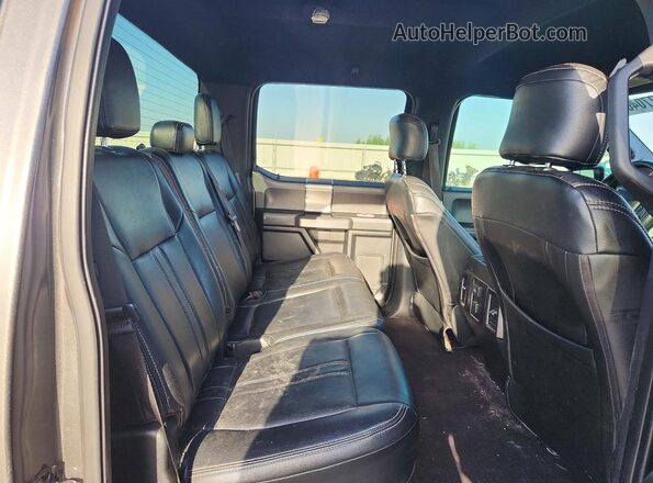 1FTEW1CF3GKD09292 2016 FORD F150 Silver Vista de los asientos traseros