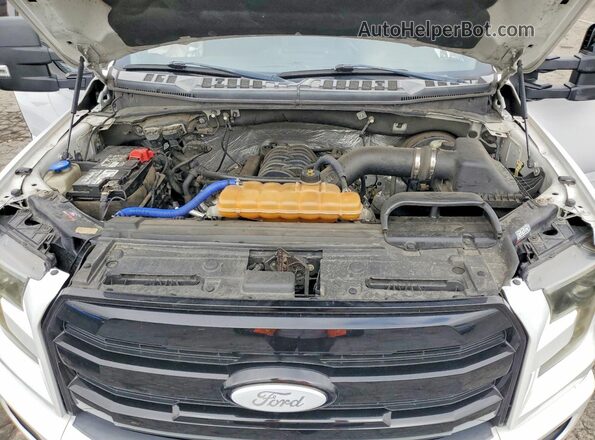 1FTEW1CF3GKE46054 2016 FORD F150 White Rear interior view
