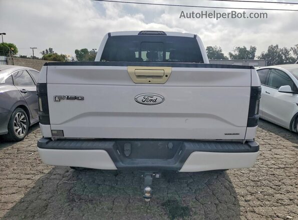1FTEW1CF3GKE46054 2016 FORD F150 White Rear view
