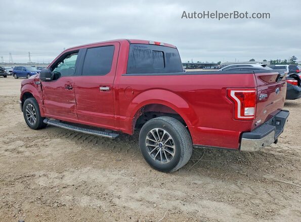1FTEW1CF3HKC96397 2017 FORD F150 Красный Задняя левая четверть