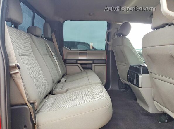 1FTEW1CF3HKC96397 2017 FORD F150 Красный Вид задних сидений