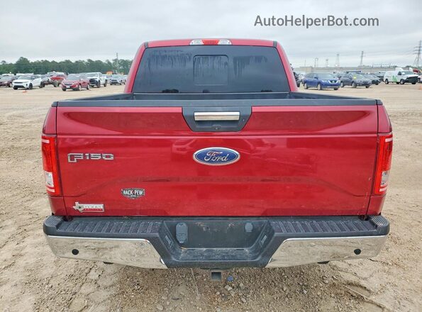 1FTEW1CF3HKC96397 2017 FORD F150 Красный Вид сзади