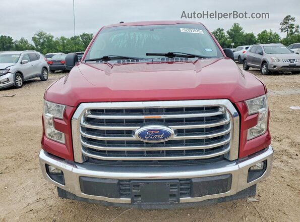 1FTEW1CF3HKC96397 2017 FORD F150 Красный Вид спереди