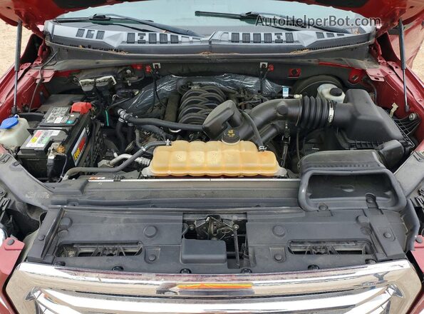 1FTEW1CF3HKC96397 2017 FORD F150 Красный Вид задней части салона
