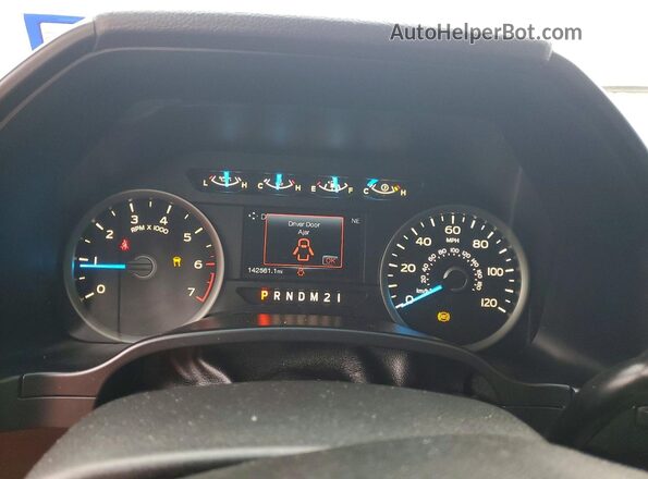 1FTEW1CF3HKC96397 2017 FORD F150 Красный Вид щитка приборов
