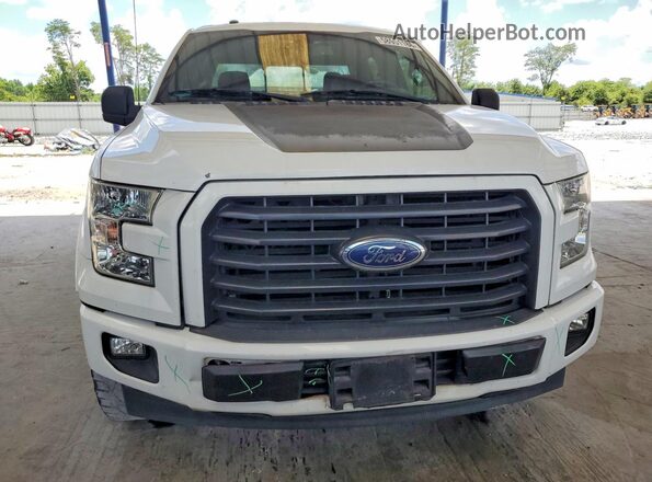 1FTEW1CF4HFA18648 2017 FORD F150 White Widok z przodu