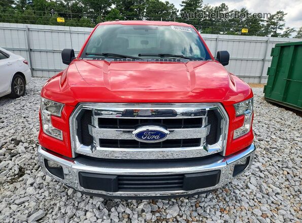 1FTEW1CF6GFA17452 2016 FORD F150 Red Widok z przodu