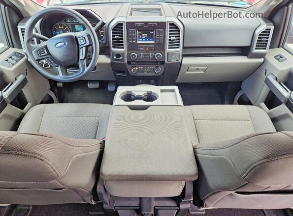 1FTEW1CF6GFA17452 2016 FORD F150 Red Widok deski rozdzielczej