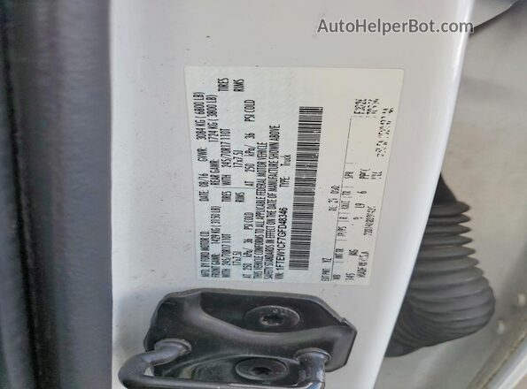 1FTEW1CF7GFD48346 2016 FORD F150 White ძრავის განყოფილების ხედი