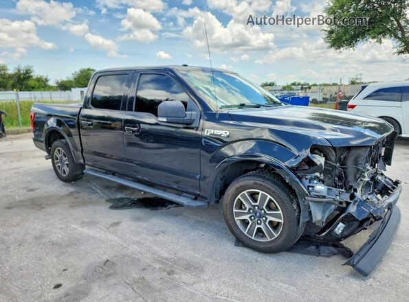 1FTEW1CF7HKE45538 2017 FORD F150 Black Delantero derecho