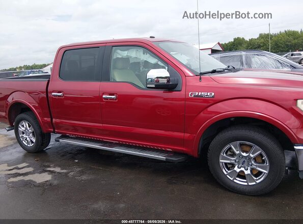 1FTEW1CF8GFA35225 2016 FORD F150 Red Սալոնի հետևի տեսք