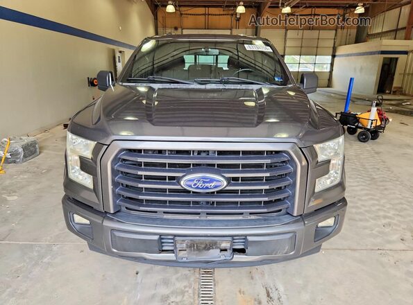 1FTEW1CF8HFA09905 2017 FORD F150 Gray Вид спереду