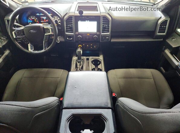 1FTEW1CF8HFA09905 2017 FORD F150 Gray Вид панелі приладів