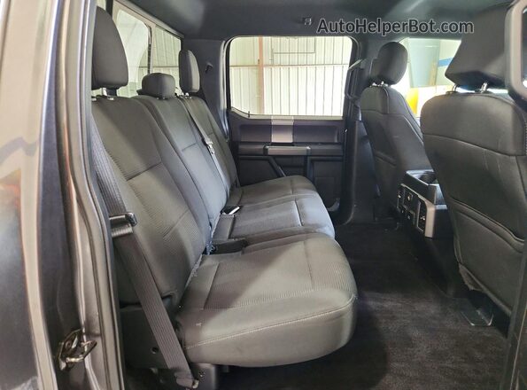 1FTEW1CF8HFA09905 2017 FORD F150 Gray Вид задніх сидінь