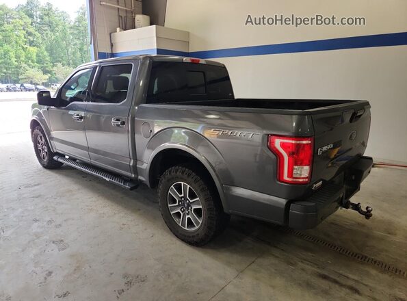 1FTEW1CF8HFA09905 2017 FORD F150 Gray Задня ліва чверть