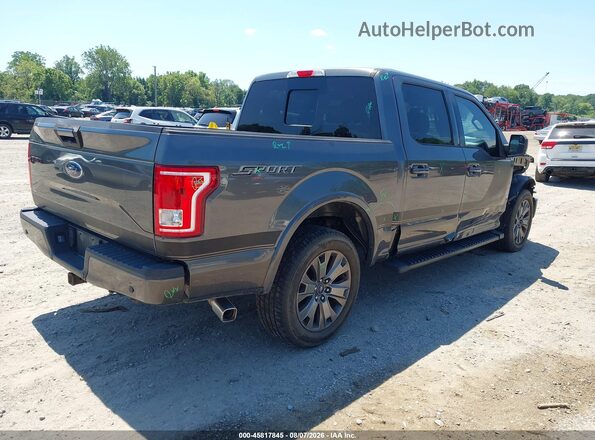 1FTEW1CF8HFB54538 2017 FORD F150 Gray Trasero derecho