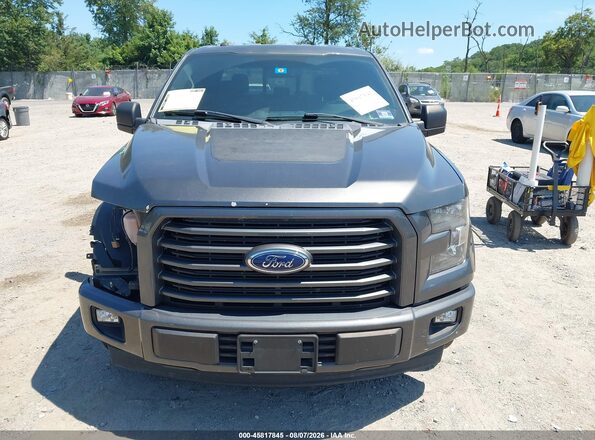 1FTEW1CF8HFB54538 2017 FORD F150 Gray Vista del cuadro de instrumentos