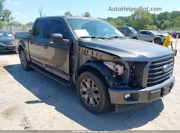 1FTEW1CF8HFB54538 2017 FORD F150 Gray 