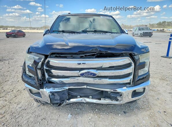 1FTEW1CF9GFA63437 2016 FORD F150 Black წინა ხედი