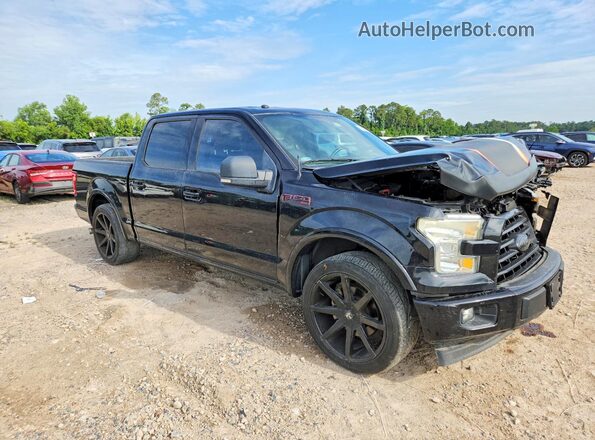 1FTEW1CF9HKC28069 2017 FORD F150 Black წინა მარჯვენა