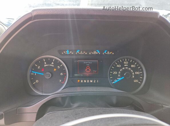 1FTEW1CF9HKC28069 2017 FORD F150 Black ხელსაწყოთა პანელის ხედი