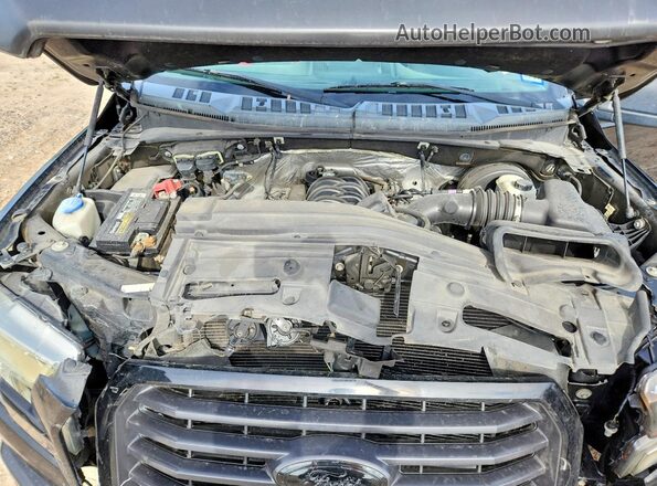 1FTEW1CF9HKC28069 2017 FORD F150 Black უკანა სალონის ხედი