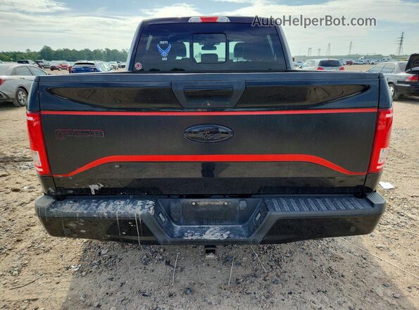 1FTEW1CF9HKC28069 2017 FORD F150 Black უკანა ხედი