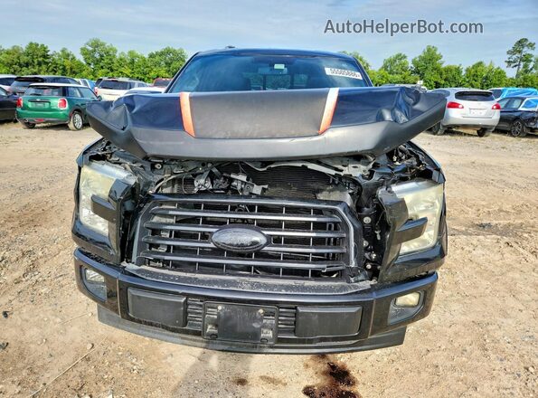 1FTEW1CF9HKC28069 2017 FORD F150 Black წინა ხედი