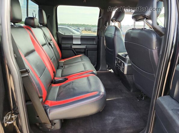 1FTEW1CF9HKC28069 2017 FORD F150 Black უკანა სავარძლების ხედი