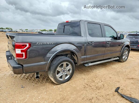 1FTEW1CG0JKC49889 2018 FORD F150 Gray უკანა მარჯვენა
