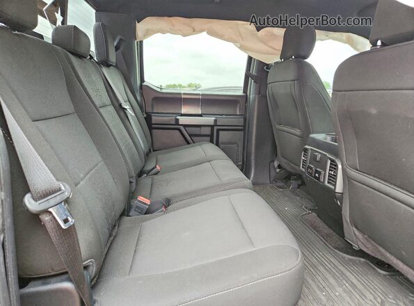 1FTEW1CG0JKC49889 2018 FORD F150 Gray უკანა სავარძლების ხედი