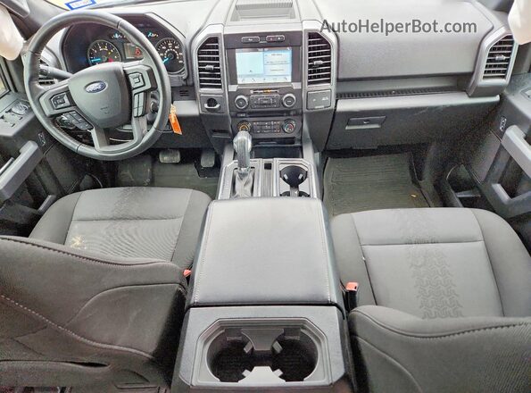 1FTEW1CG0JKC49889 2018 FORD F150 Gray წინა პანელის ხედი