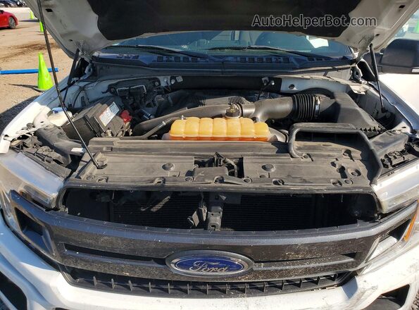 1FTEW1CG1JKF99385 2018 FORD F150 Белый Вид задней части салона