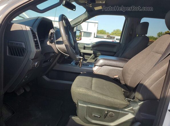 1FTEW1CG1JKF99385 2018 FORD F150 Белый Вид салона спереди