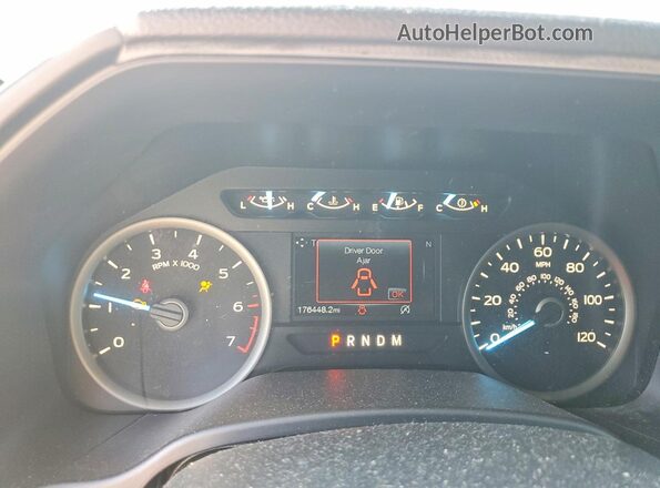 1FTEW1CG1JKF99385 2018 FORD F150 Белый Вид щитка приборов
