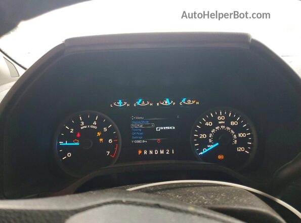 1FTEW1CG3GKD23220 2016 FORD F150 Серый Вид щитка приборов