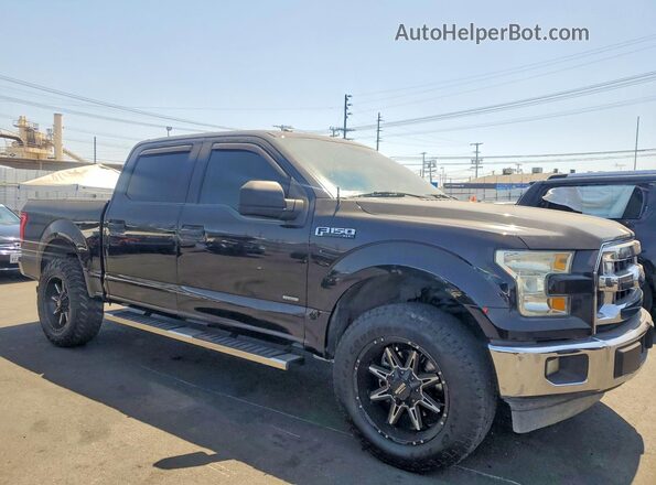 1FTEW1CG3HFA12378 2017 FORD F150 Black Front right