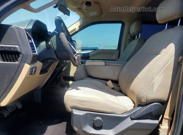 1FTEW1CG3HFA12378 2017 FORD F150 Black Front interior view