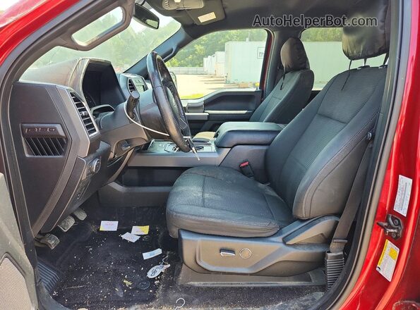 1FTEW1CG4GFA51656 2016 FORD F150 Red Вид салону спереду