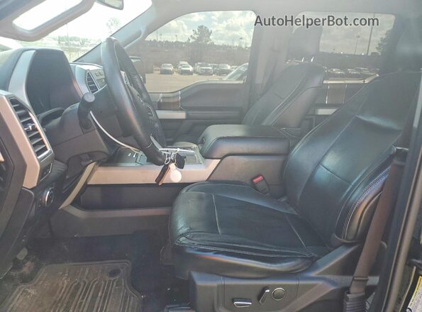 1FTEW1CG5GFC27159 2016 FORD F150 Black Вид салону спереду
