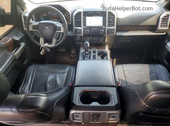 1FTEW1CG5GFC27159 2016 FORD F150 Black Вид панелі приладів