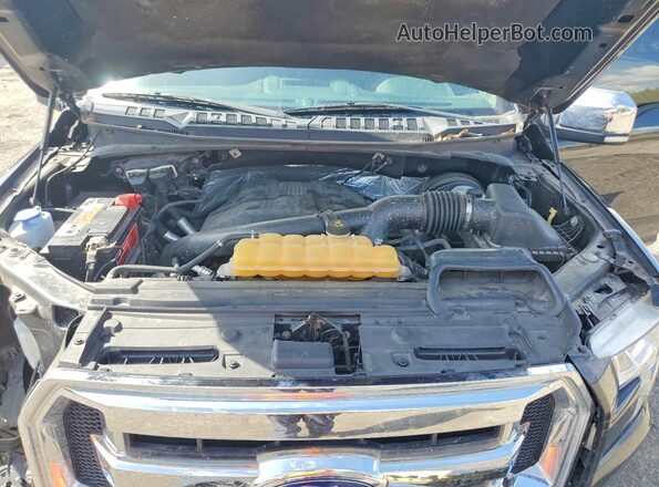 1FTEW1CG5GFC27159 2016 FORD F150 Black Вид задньої частини салону