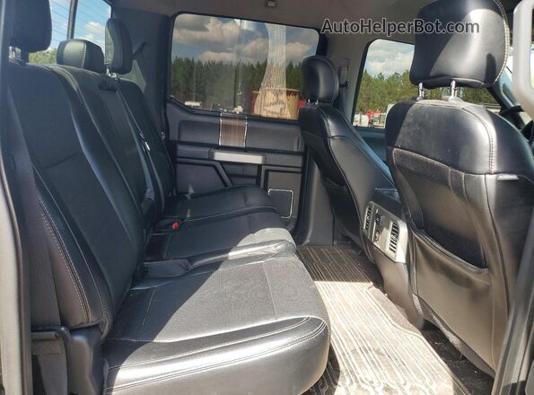 1FTEW1CG5GFC27159 2016 FORD F150 Black Вид задніх сидінь