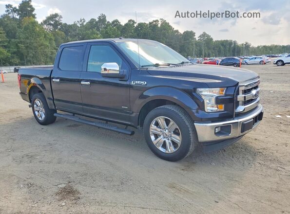 1FTEW1CG5HFB67904 2017 FORD F150 Черный Передняя правая четверть
