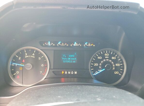 1FTEW1CG5HFB67904 2017 FORD F150 Черный Вид щитка приборов